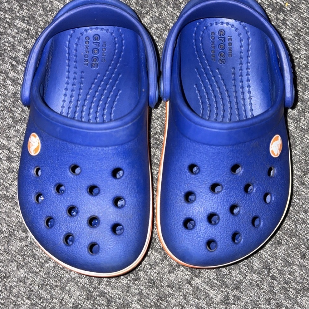 CROCS Kids Blue water or muck shoes